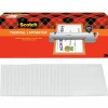Scotch Thermal Laminator Combo Pack, 1 White Thermal Laminator 13" Wide, 20 Laminating Sheets, Fits Letter Size