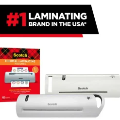 Scotch Thermal Laminator Combo Pack, 1 White Thermal Laminator 13
