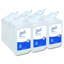 Scott Antiseptic Foam Skin Cleanser Refill, Unscented, 33.8 oz (1,000 mL), 6/Carton