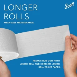 Scott Coreless JRT Bath Tissue Dispenser, 9-3/4