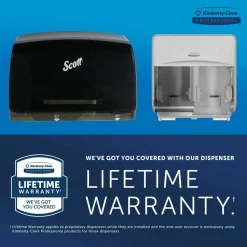 Scott Coreless JRT Bath Tissue Dispenser, 9-3/4