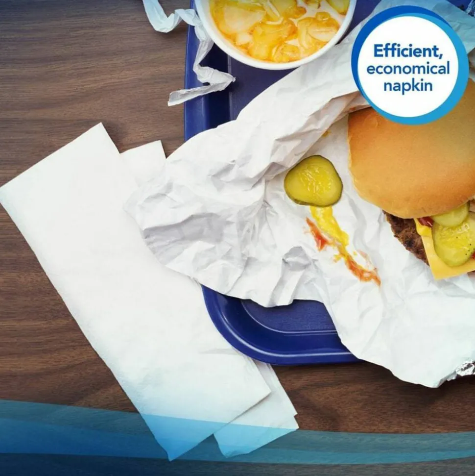Scott Dinner Paper Napkins - 12" x 13" - White - 375 Per Pack - 6000 / Carton