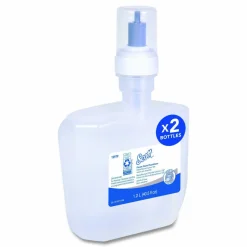 Scott Essential Alcohol-Free Foam Hand Sanitizer, 1,200 mL Cassette, Unscented, 2/Carton