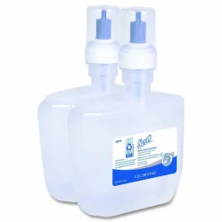 Scott Essential Alcohol-Free Foam Hand Sanitizer, 1,200 mL Cassette, Unscented, 2/Carton