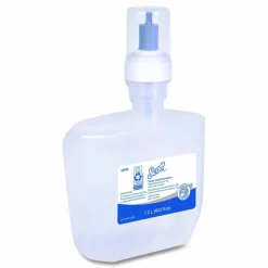Scott Essential Alcohol-Free Foam Hand Sanitizer, 1,200 mL Cassette, Unscented, 2/Carton