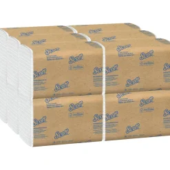 Scott Essential C Fold Paper Towels (01510) with Fast-Drying Absorbency Pockets, 12 Packs / Case, 200 C Fold Towels / Pack