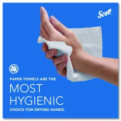Scott Essential C Fold Paper Towels (01510) with Fast-Drying Absorbency Pockets, 12 Packs / Case, 200 C Fold Towels / Pack