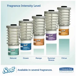 Scott Essential Continuous Air Freshener Refill, Summer Fresh, 48 mL Cartridge, 6/Carton