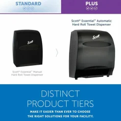 Scott Essential Electronic Hard Roll Towel Dispenser, 12.7 x 9.57 x 15.76, Black