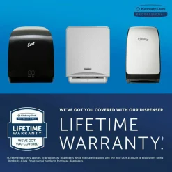 Scott Essential Electronic Hard Roll Towel Dispenser, 12.7 x 9.57 x 15.76, Black
