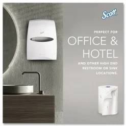 Scott Essential High Capacity Hard Roll Paper Towels with Elevated Design and Absorbency Pockets, 950' Per Roll, 6 Rolls Per Case