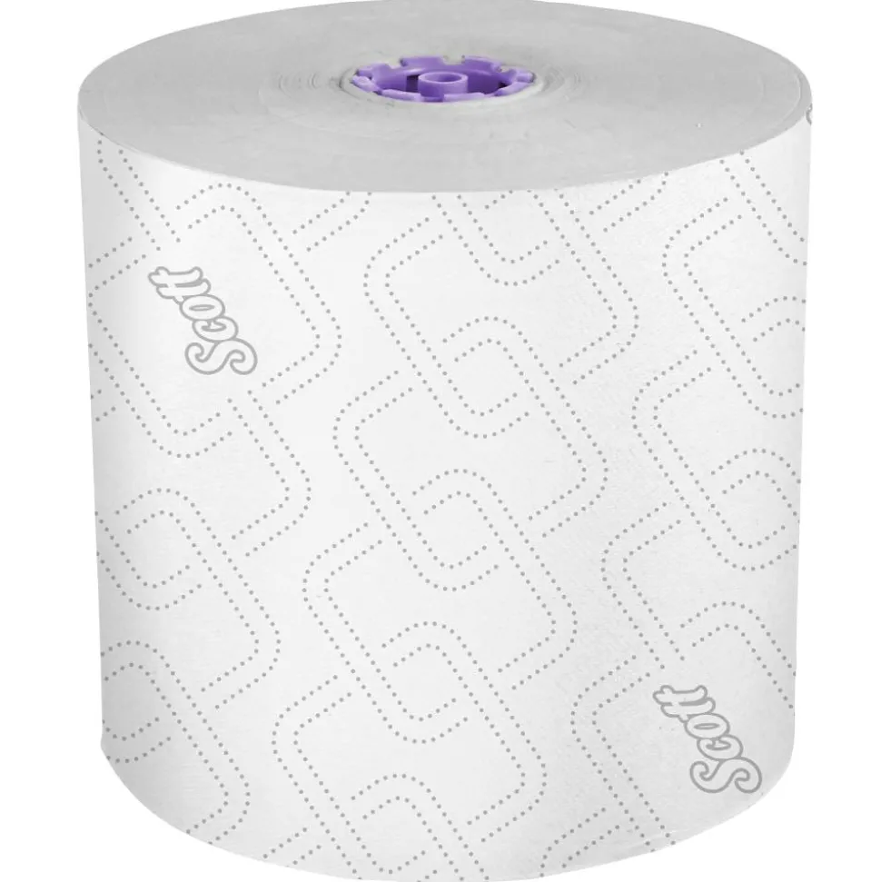Scott Essential High Capacity Hard Roll Paper Towels with Elevated Design and Absorbency Pockets, 950' Per Roll, 6 Rolls Per Case