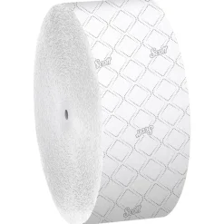 Scott Essential Jumbo Roll Coreless 2-Ply Toilet Paper, 1,150' Per Roll, 65% Recycled, Pack Of 12 Rolls