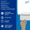 Scott Essential Manual Hard Roll Towel Dispenser, 13.06 x 11 x 16.94, Black