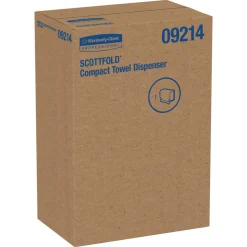 Scottfold Folded Towel Dispenser, 10.75 x 4.75 x 9, White