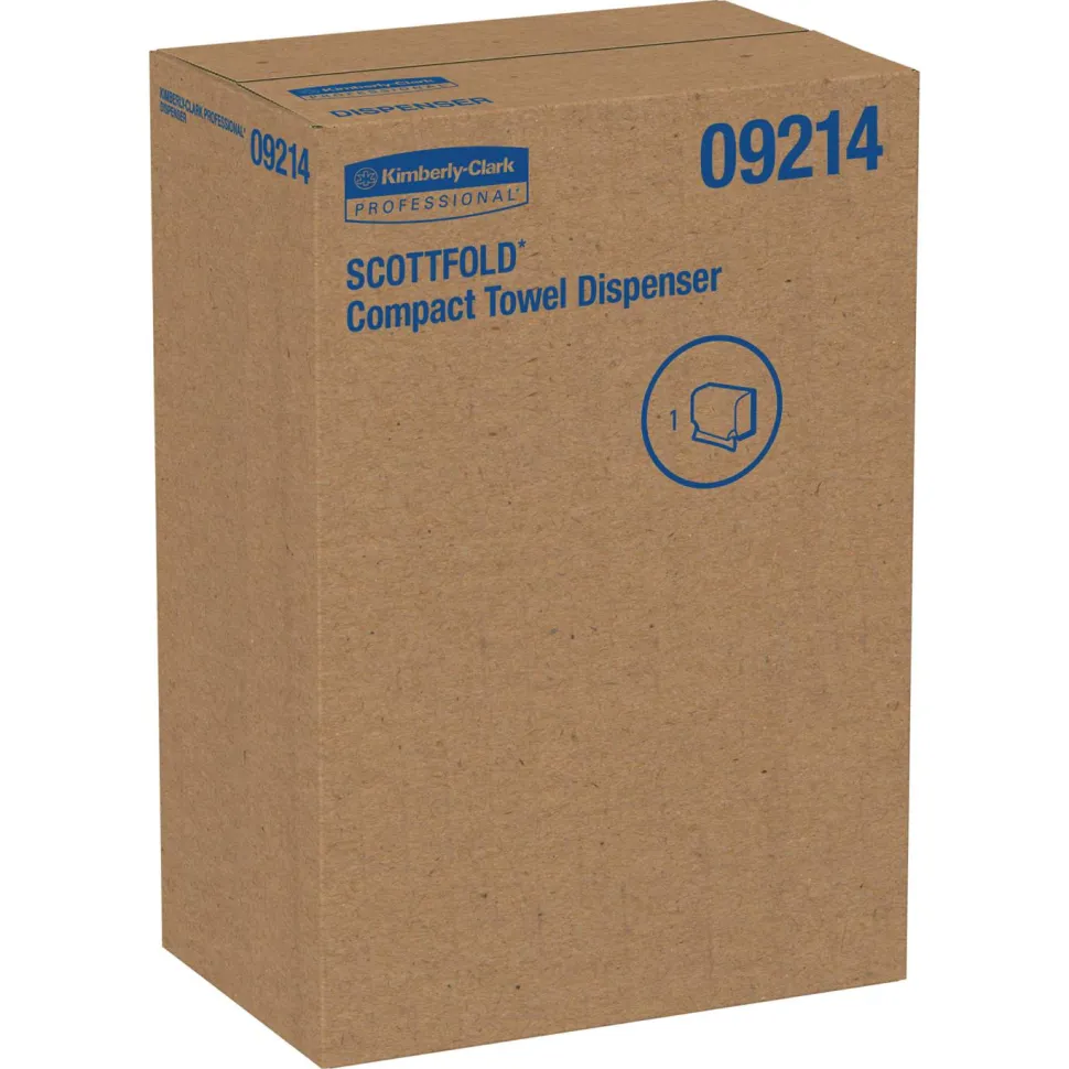 Scottfold Folded Towel Dispenser, 10.75 x 4.75 x 9, White