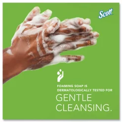 Scott Green Certified Foam Hand Soap, 1.5L (50.72 Oz) Clear, Under-Counter Hand Soap Refills - 11285EA
