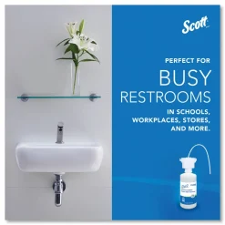 Scott Green Certified Foam Hand Soap, 1.5L (50.72 Oz) Clear, Under-Counter Hand Soap Refills - 11285EA