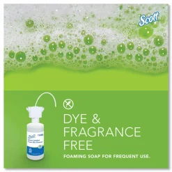 Scott Green Certified Foam Hand Soap, 1.5L (50.72 Oz) Clear, Under-Counter Hand Soap Refills - 11285EA