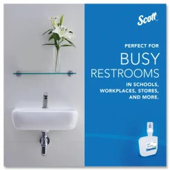Scott Green Certified Foam Hand Soap, Unscented, 1.2 L E-Cassette Bottles, Case Of 2 Refills