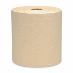Scott Hard Roll 1-Ply Paper Towels, 100% Recycled, Brown, 800' Per Roll, Pack Of 12 Rolls