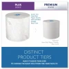 Scott Hardwound 1-Ply Blue Core, White Paper Towels, 70% Recycled, 7.5”x1150', Pack of 6 Rolls