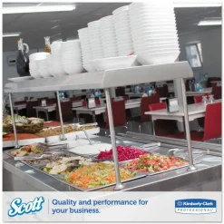 Scott Low-Fold Dispenser Napkins, 1-Ply, 12 x 7, White, 250/Pack, 32 Packs/Carton