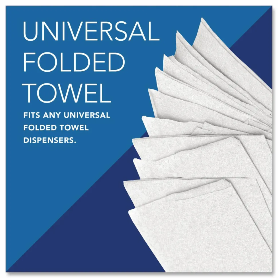 Scott Multi-Fold Towels, Absorbency Pockets, 1-Ply, 9.2 x 9.4, White, 250 Sheets/Pack, 12 Packs/Carton