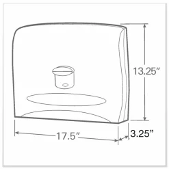 Scott Personal Seat Cover Dispenser, 17.5 x 2.25 x 13.25, White