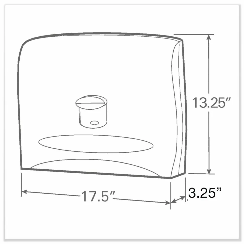 Scott Personal Seat Cover Dispenser, 17.5 x 2.25 x 13.25, White