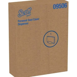 Scott Personal Seat Cover Dispenser, 17.5 x 2.25 x 13.25, Black