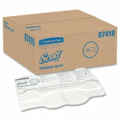 Scott Personal Toilet Seat Covers, 15" x 18", White, Pack Of 125