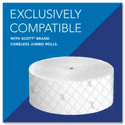 Scott Pro Coreless Jumbo Roll Tissue Dispenser, EZ Load, 14.38 x 6 x 9.75, Stainless Steel