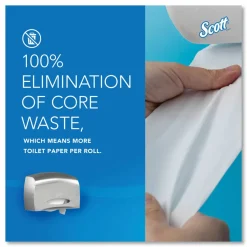 Scott Pro Coreless Jumbo Roll Tissue Dispenser, EZ Load, 14.38 x 6 x 9.75, Stainless Steel