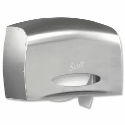 Scott Pro Coreless Jumbo Roll Tissue Dispenser, EZ Load, 14.38 x 6 x 9.75, Stainless Steel