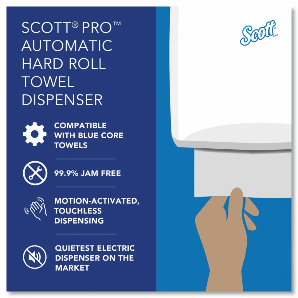Scott Pro Electronic Hard Roll Towel Dispenser, 12.66 x 9.18 x 16.44, Smoke