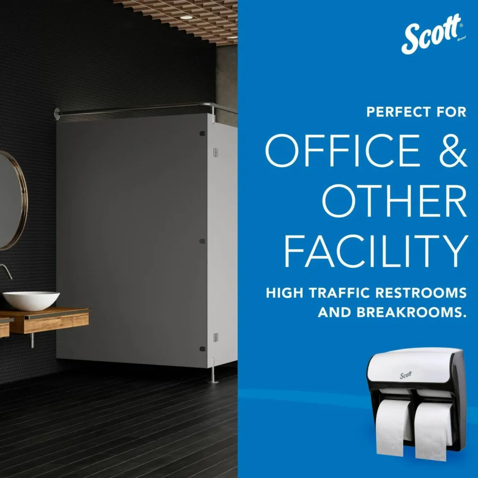 Scott Pro High Capacity Coreless SRB Tissue Dispenser, 11.25 x 6.31 x 12.75, White