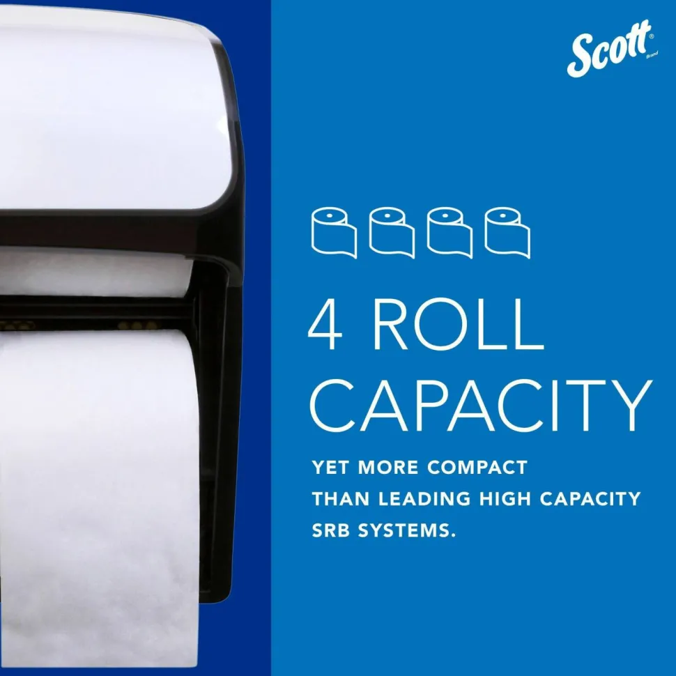 Scott Pro High Capacity Coreless SRB Tissue Dispenser, 11.25 x 6.31 x 12.75, White