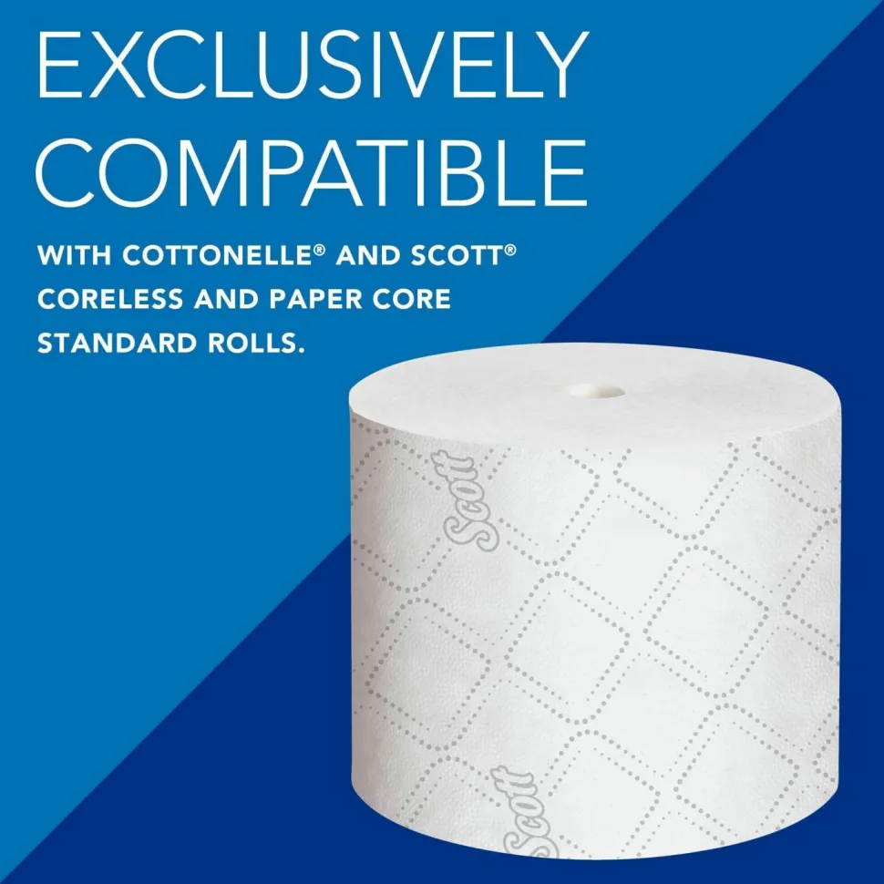 Scott Pro High Capacity Coreless SRB Tissue Dispenser, 11.25 x 6.31 x 12.75, White