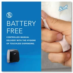 Scott Pro Mod Manual Hard Roll Towel Dispenser, 12.66 x 9.18 x 16.44, Smoke