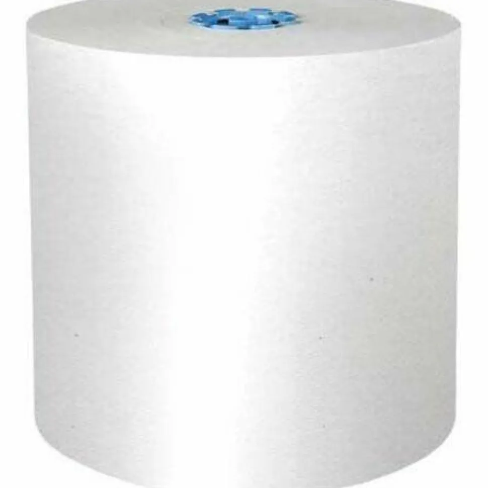 Scott Pro 1-Ply Hard Roll Paper Towels, with Absorbency Pockets, White, 900' Per Roll, Pack Of 6 Rolls