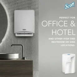 Scott Pro 1-Ply Hard Roll Paper Towels, with Absorbency Pockets, White, 900' Per Roll, Pack Of 6 Rolls