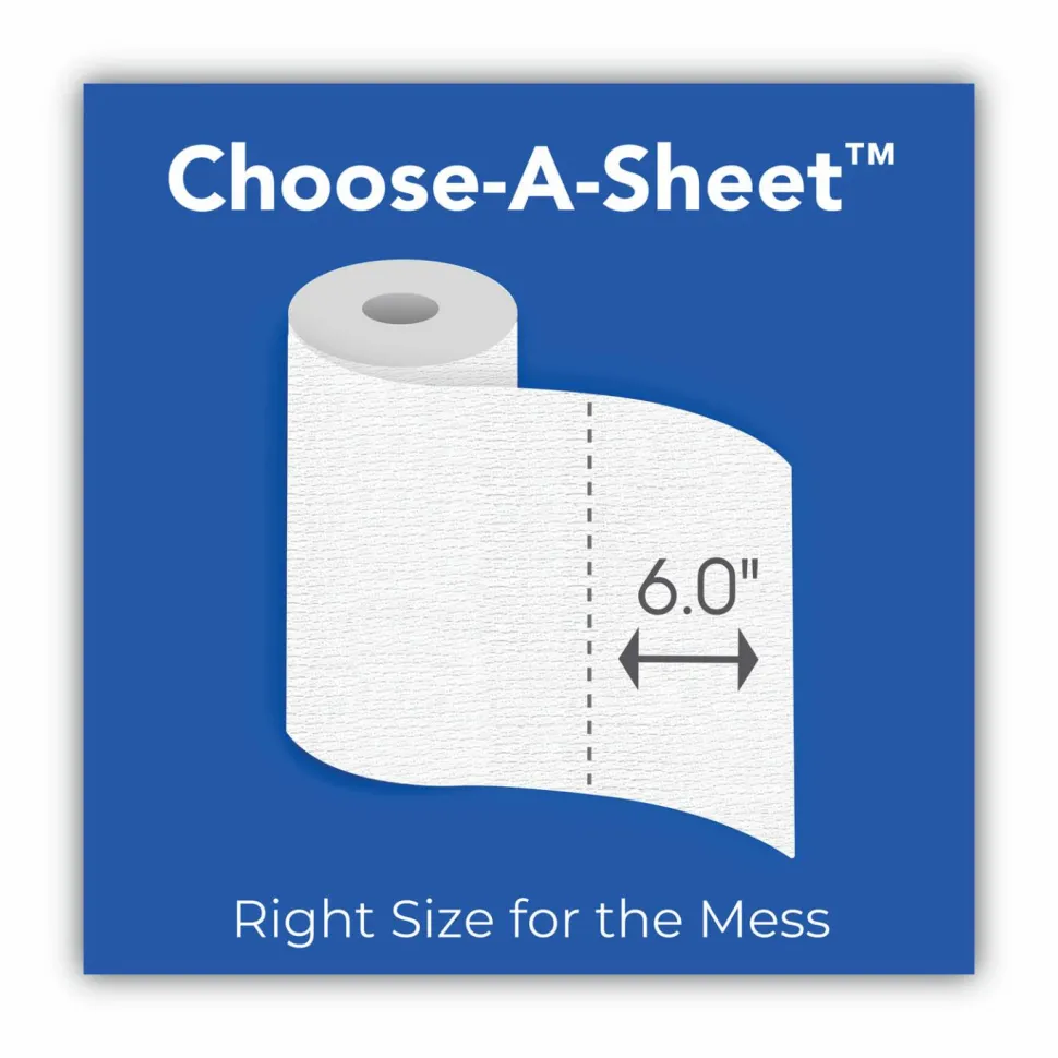 Scott Select-A-Size Mega 1-Ply Paper Towels, 102 Sheets Per Roll, Pack Of 15 Rolls