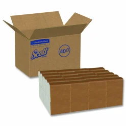 Scott Tall-Fold Dispenser Napkins, 1-Ply, 7 x 13.5, White, 500/Pack, 20 Packs/Carton