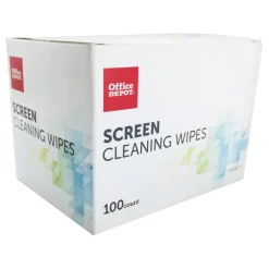 Screen Individually Wrapped Cleaning Wipes, Box Of 100