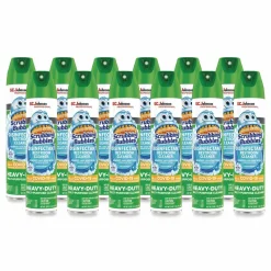 Scrubbing Bubbles Disinfectant Restroom Cleaner II, Rain Shower Scent, 25 oz Aerosol Spray, 12/Carton