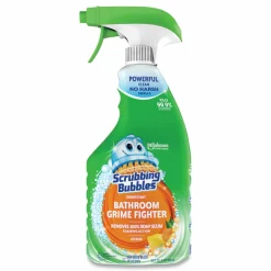 Scrubbing Bubbles Multi Surface Bathroom Cleaner, Fresh Citrus Scent, 32 oz Spray Bottle, 8/Carton