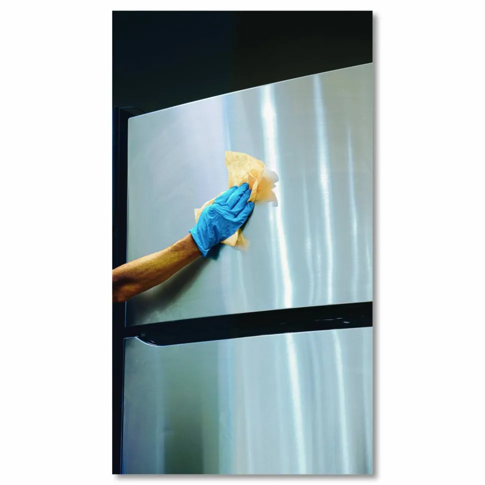 SCRUBS Stainless Steel Cleaner Towels, Citrus Scent, Canister Of 30