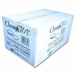 SCT ChampWare Molded Fiber Tableware, Molded Fiber Plate, 10