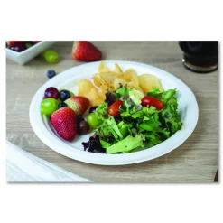 SCT ChampWare Molded Fiber Tableware, Molded Fiber Plate, 10